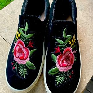 Brash embroidered boho casual shoes